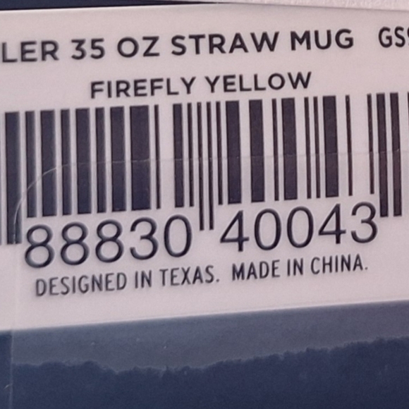 YETI Rambler 35 oz Mug with Straw Lid | Limited Edition in Firefly Yellow - Picture 3 of 5